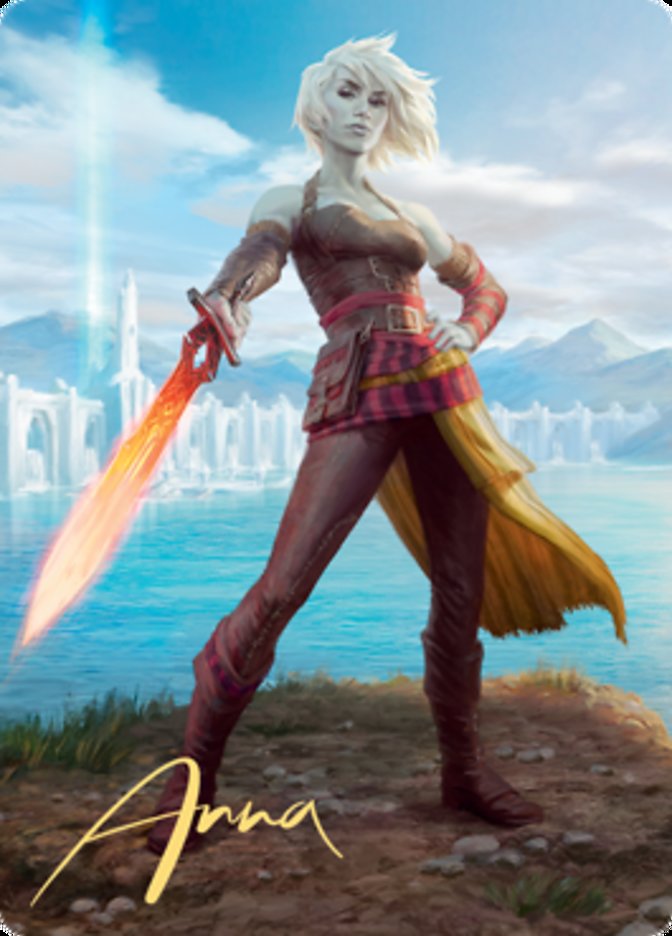 Nahiri, Heir of the Ancients 1 Art Card (Gold-Stamped Signature) [Zend