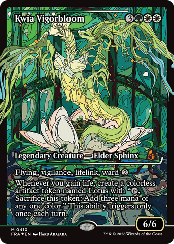 Kwia Vigorbloom [Showcase] (0410) [Foil] (Reality Fracture)(FRA-410)(M)