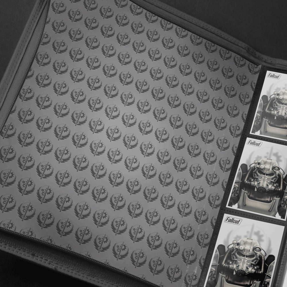 Ultra Pro: UP16586 Brotherhood of Steel 9-Pocket Zippered PRO Binder for Bethesda - Fallout