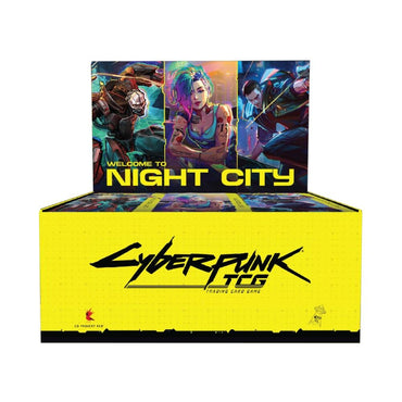 Cyberpunk TCG - Welcome to Night City - BETA Set Booster Display