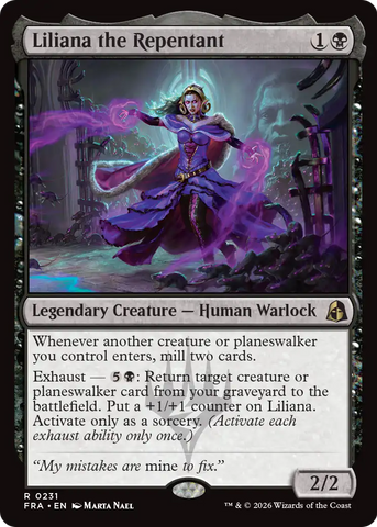 Liliana the Repentant (Reality Fracture)(FRA-231)(R)