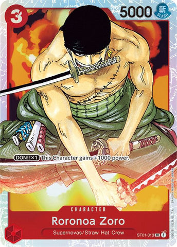 Roronoa Zoro - Foil (Starter Deck 1: Straw Hat Crew)(ST01-013)(SR)