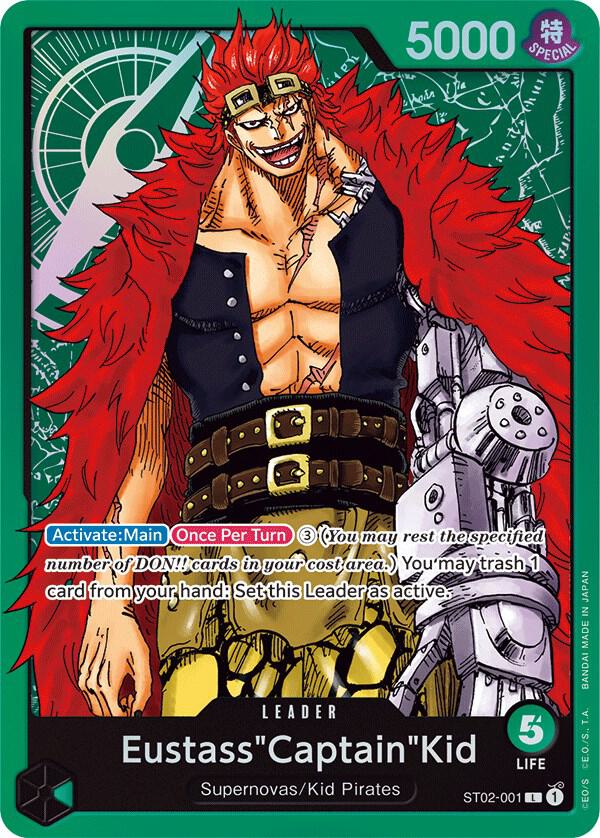 Eustass"Captain"Kid (001) - Foil (Starter Deck 2: Worst Generation)(ST02-001)(L)