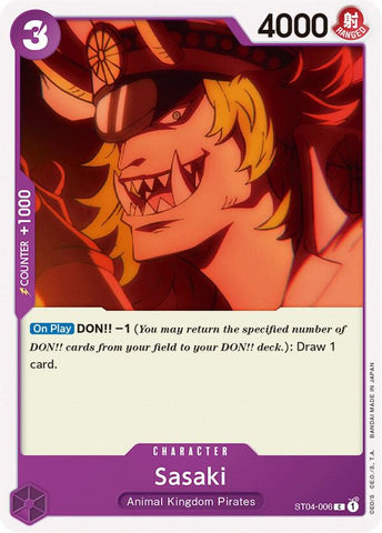 Sasaki (Starter Deck 4: Animal Kingdom Pirates)(ST04-006)(C)