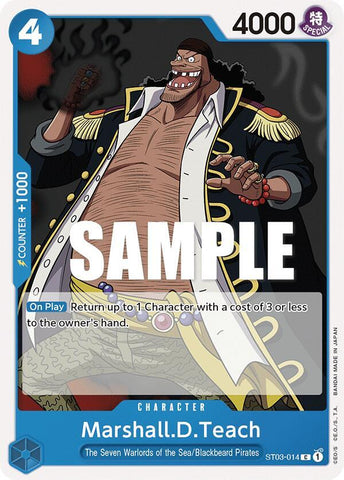 Marshall.D.Teach (Starter Deck 3: The Seven Warlords of The Sea)(ST03-014)(C)