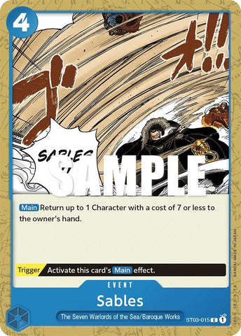Sables (Starter Deck 3: The Seven Warlords of The Sea)(ST03-015)(C)