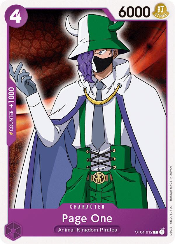 Page One (Starter Deck 4: Animal Kingdom Pirates)(ST04-012)(C)