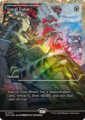 Loyal Tutor [Showcase] (Fracture Foil) [Foil] (Reality Fracture)(FRA-414)(M)