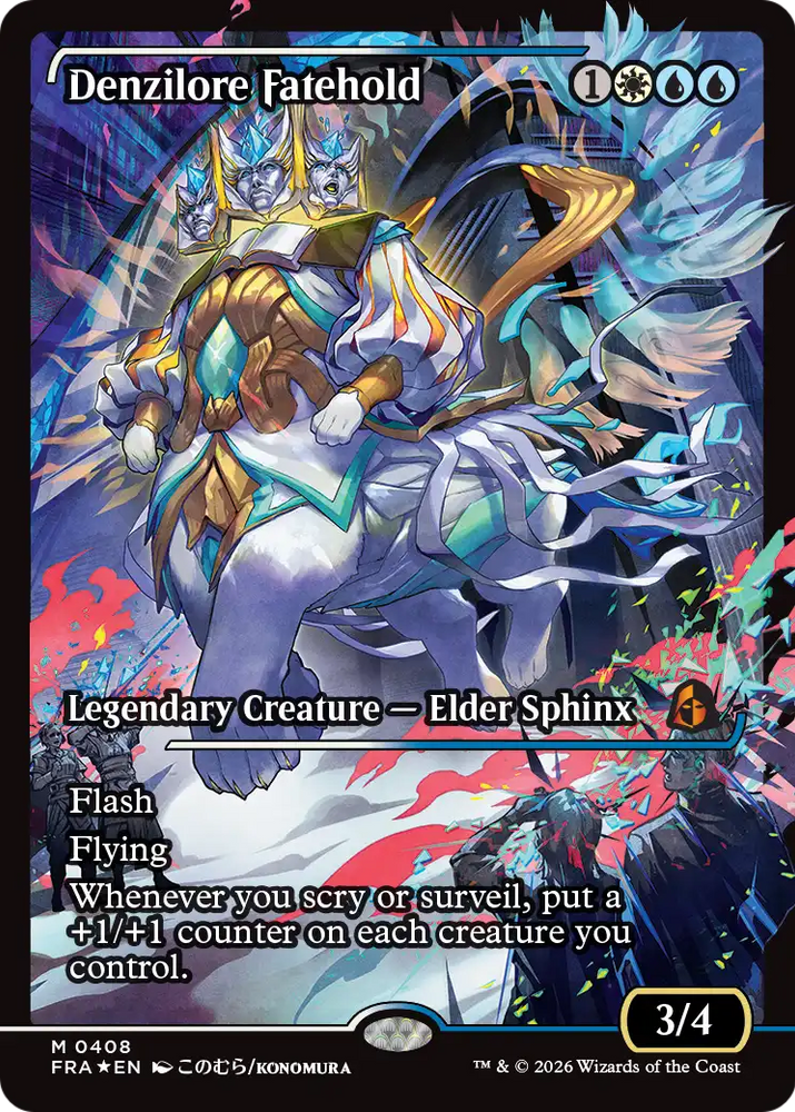 Denzilore Fatehold [Showcase] (0408) [Foil] (Reality Fracture)(FRA-408)(M)