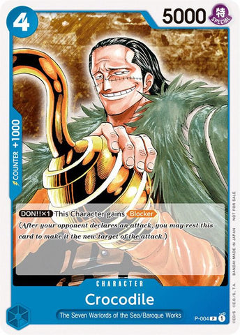 Crocodile [Promotion Pack 2022] (One Piece Promotion Cards)(P-004)(PR)