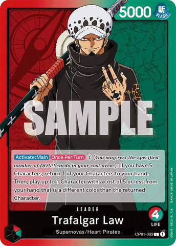 Trafalgar Law (002) (Romance Dawn)(OP01-002)(L)
