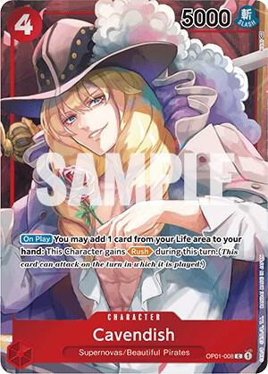Cavendish - Box Topper - Foil (Romance Dawn)(OP01-008)(C)
