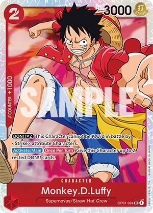 Monkey.D.Luffy (024) - Foil (Romance Dawn)(OP01-024)(SR)