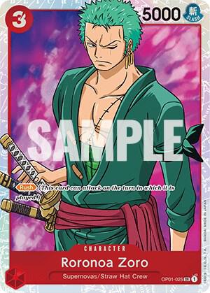 Roronoa Zoro (025) - Foil (Romance Dawn)(OP01-025)(SR)