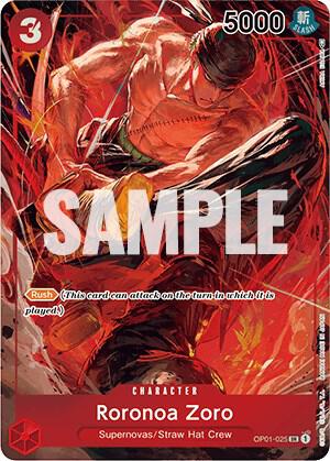 Roronoa Zoro (025) - Parallel - Foil (Romance Dawn)(OP01-025)(SR)