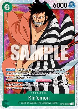 Kin'emon - Foil (Romance Dawn)(OP01-040)(SR)