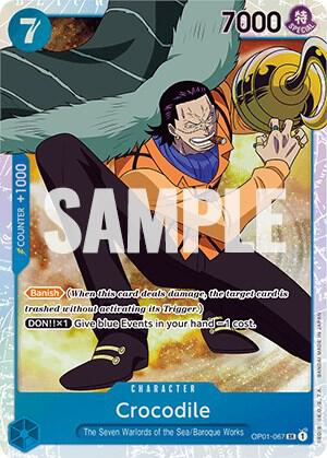 Crocodile (067) - Foil (Romance Dawn)(OP01-067)(SR)