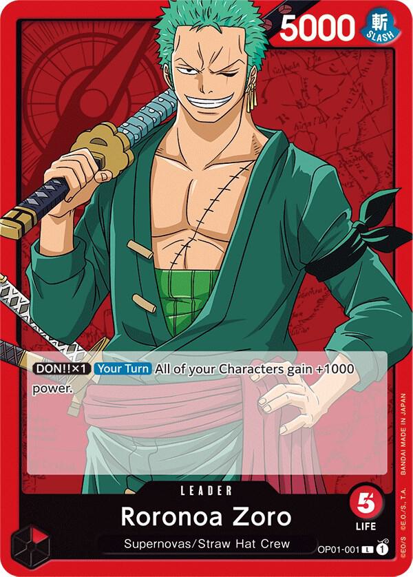 Roronoa Zoro (001) (Romance Dawn)(OP01-001)(L)