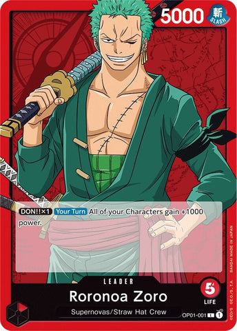 Roronoa Zoro (001) (Romance Dawn)(OP01-001)(L)