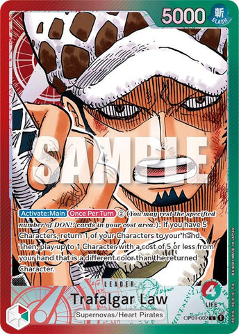 Trafalgar Law (002) - Parallel - Foil (Romance Dawn)(OP01-002)(L)