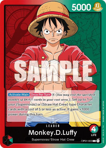 Monkey.D.Luffy (003) (Romance Dawn)(OP01-003)(L)