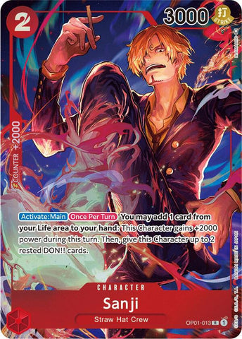 Sanji - Parallel - Foil (Romance Dawn)(OP01-013)(R)