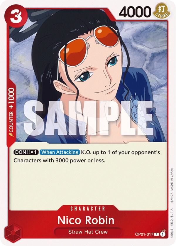 Nico Robin - Foil (Romance Dawn)(OP01-017)(R)