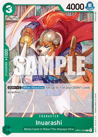 Inuarashi (Romance Dawn)(OP01-034)(C)