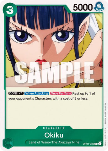Okiku - Foil (Romance Dawn)(OP01-035)(R)