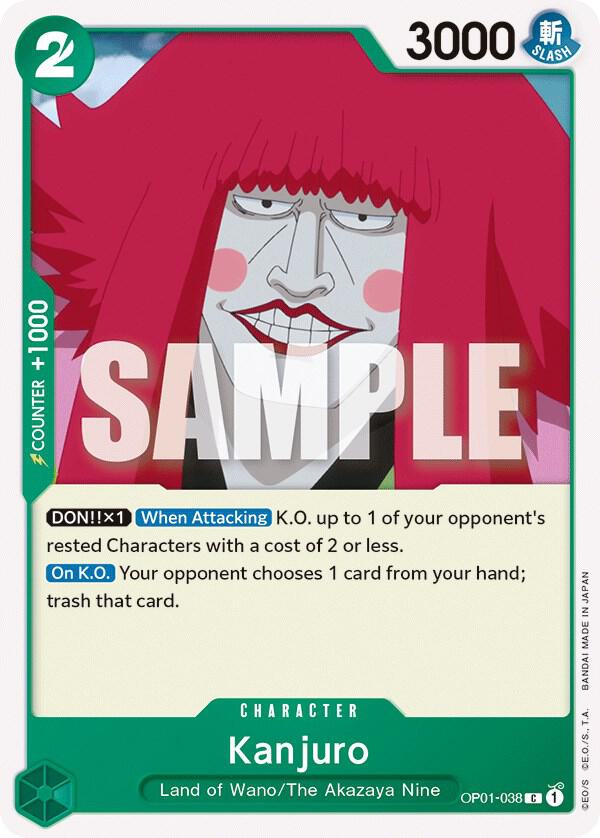 Kanjuro (Romance Dawn)(OP01-038)(C)