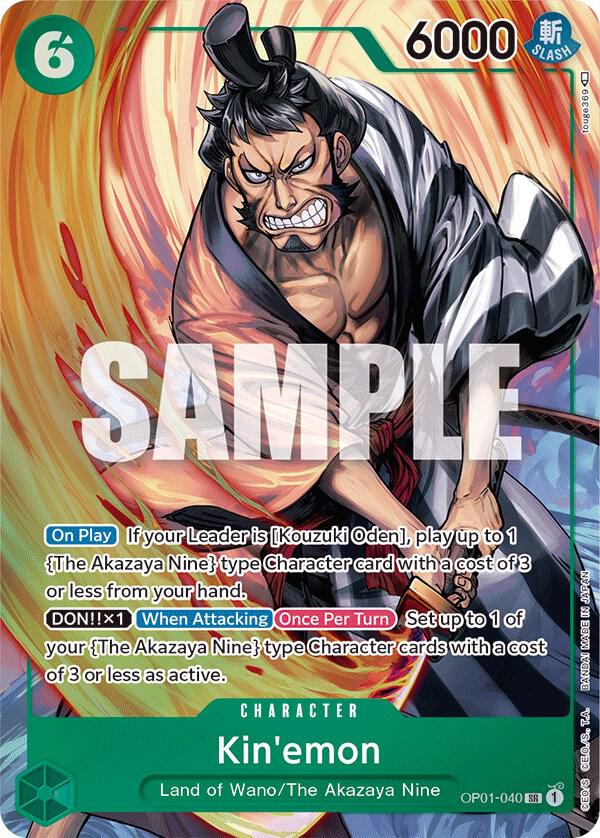 Kin'emon - Parallel - Foil (Romance Dawn)(OP01-040)(SR)
