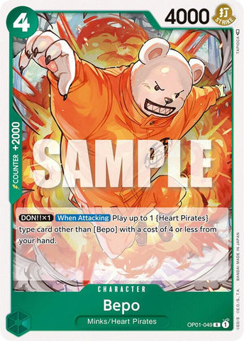 Bepo - Foil (Romance Dawn)(OP01-049)(R)