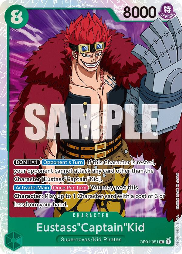 Eustass"Captain"Kid - Foil (Romance Dawn)(OP01-051)(SR)