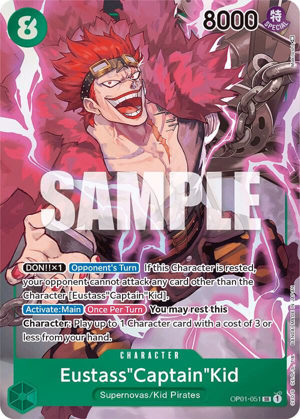 Eustass"Captain"Kid - Parallel - Foil (Romance Dawn)(OP01-051)(SR)
