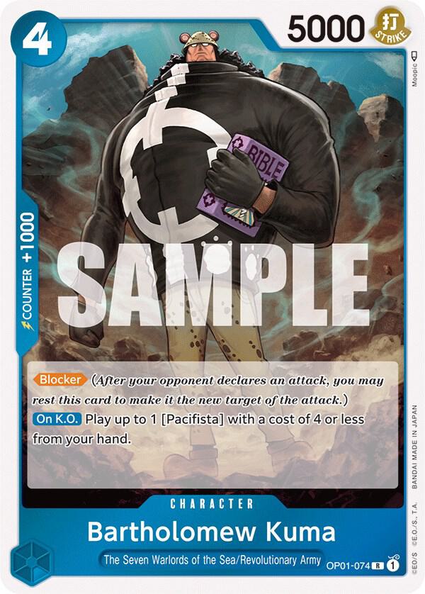Bartholomew Kuma - Foil (Romance Dawn)(OP01-074)(R)