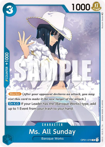 Ms. All Sunday - Foil (Romance Dawn)(OP01-079)(R)