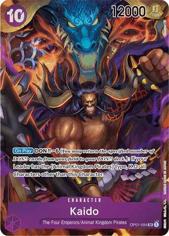 Kaido (094) - Parallel - Foil (Romance Dawn)(OP01-094)(SR)