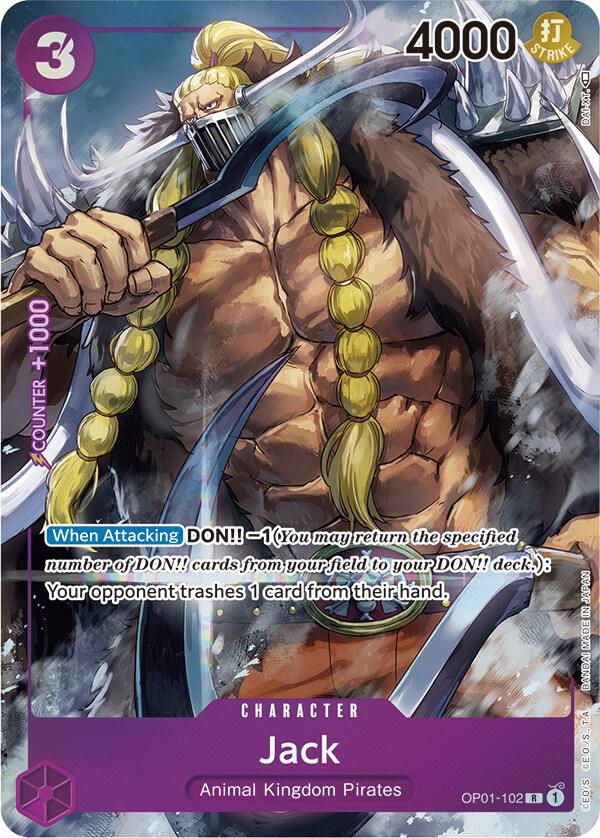 Jack - Parallel - Foil (Romance Dawn)(OP01-102)(R)
