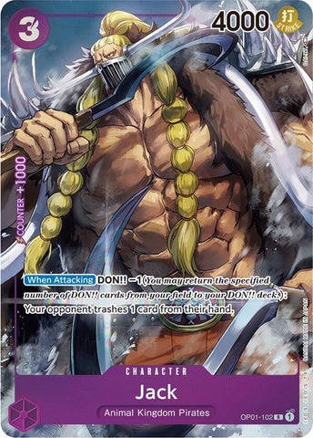 Jack - Parallel - Foil (Romance Dawn)(OP01-102)(R)