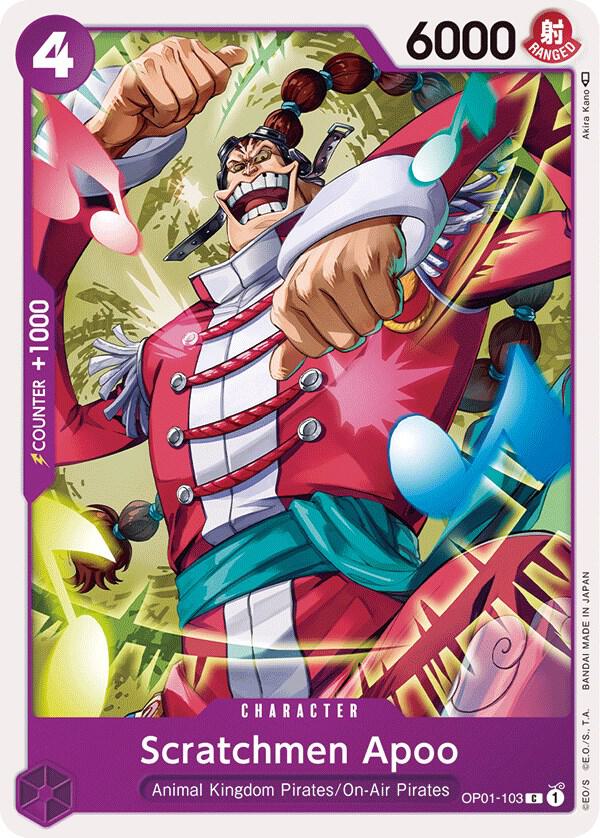 Scratchmen Apoo (Romance Dawn)(OP01-103)(C)