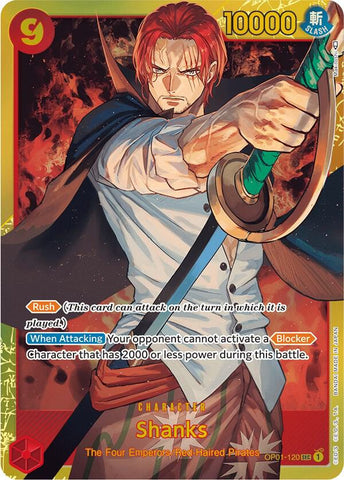 Shanks - Foil (Romance Dawn)(OP01-120)(SEC)