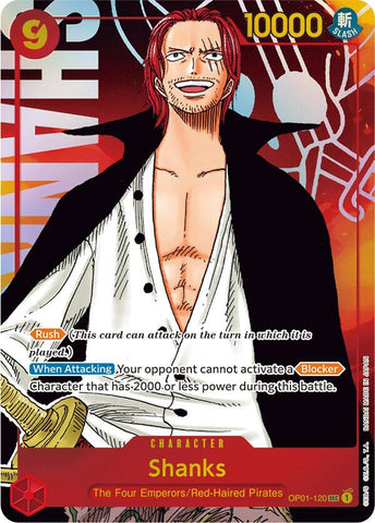 Shanks - Parallel - Foil (Romance Dawn)(OP01-120)(SEC)