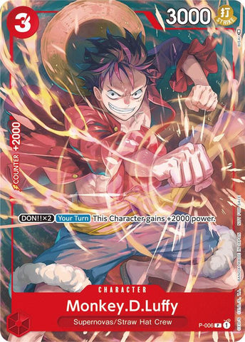 Monkey.D.Luffy - P-006 [Tournament Pack Vol. 1] (One Piece Promotion Cards)(P-006)(PR)