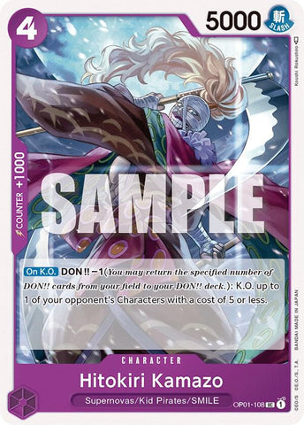 Hitokiri Kamazo (Romance Dawn)(OP01-108)(UC)