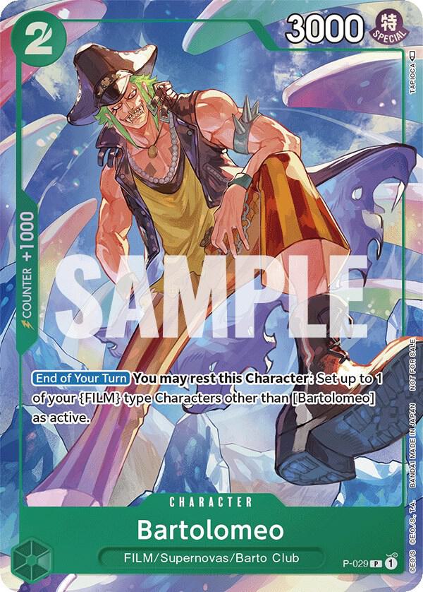 Bartolomeo [Event Pack Vol. 1] [Foil] (One Piece Promotion Cards)(P-029)(PR)