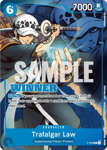 Trafalgar Law - P-009 [Winner Pack Vol. 1] (One Piece Promotion Cards)(P-009)(PR)