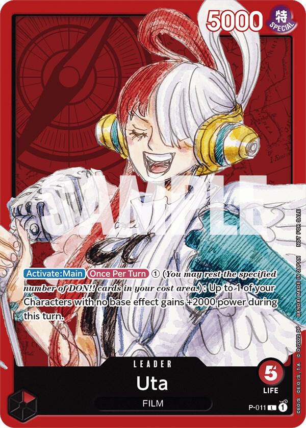 Uta [One Piece Film Red] (One Piece Promotion Cards)(P-011)(PR)