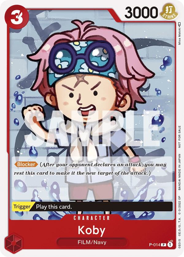 Koby [One Piece Film Red] (One Piece Promotion Cards)(P-014)(PR)