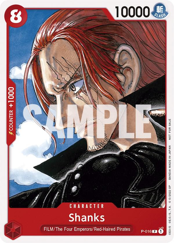 Shanks [One Piece Film Red] (One Piece Promotion Cards)(P-016)(PR)
