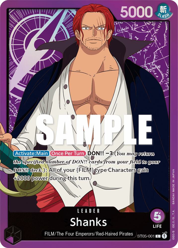 Shanks - Foil (Starter Deck 5: Film Edition)(ST05-001)(L)